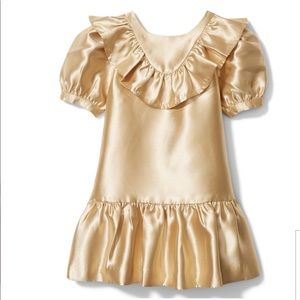 RUFFLE PUFF SLEEVE DRESS